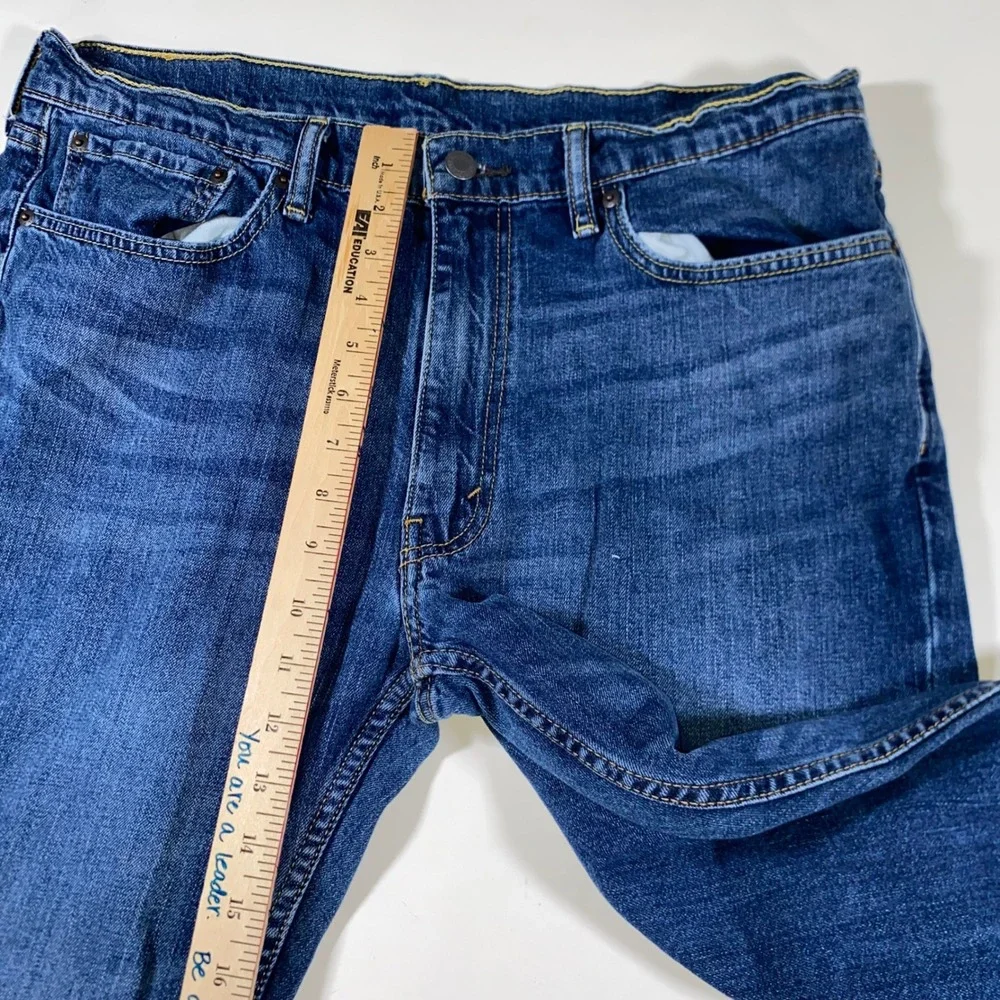 Levis 514 Straight Fit Mens Blue Denim Jeans Medium Wash W36 L32